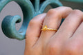 Twig Gold Ring – Solid Gold Promise Ring Women | Dainty Branch Band Jewelry